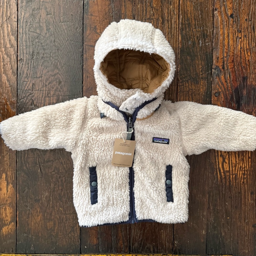 NWT - Baby Patagonia reversable jacket